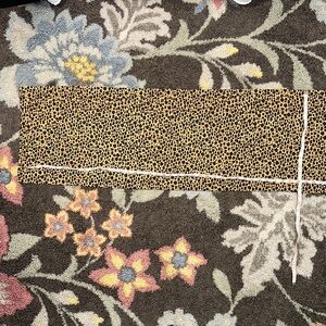 Leopard Print Curtain Valance